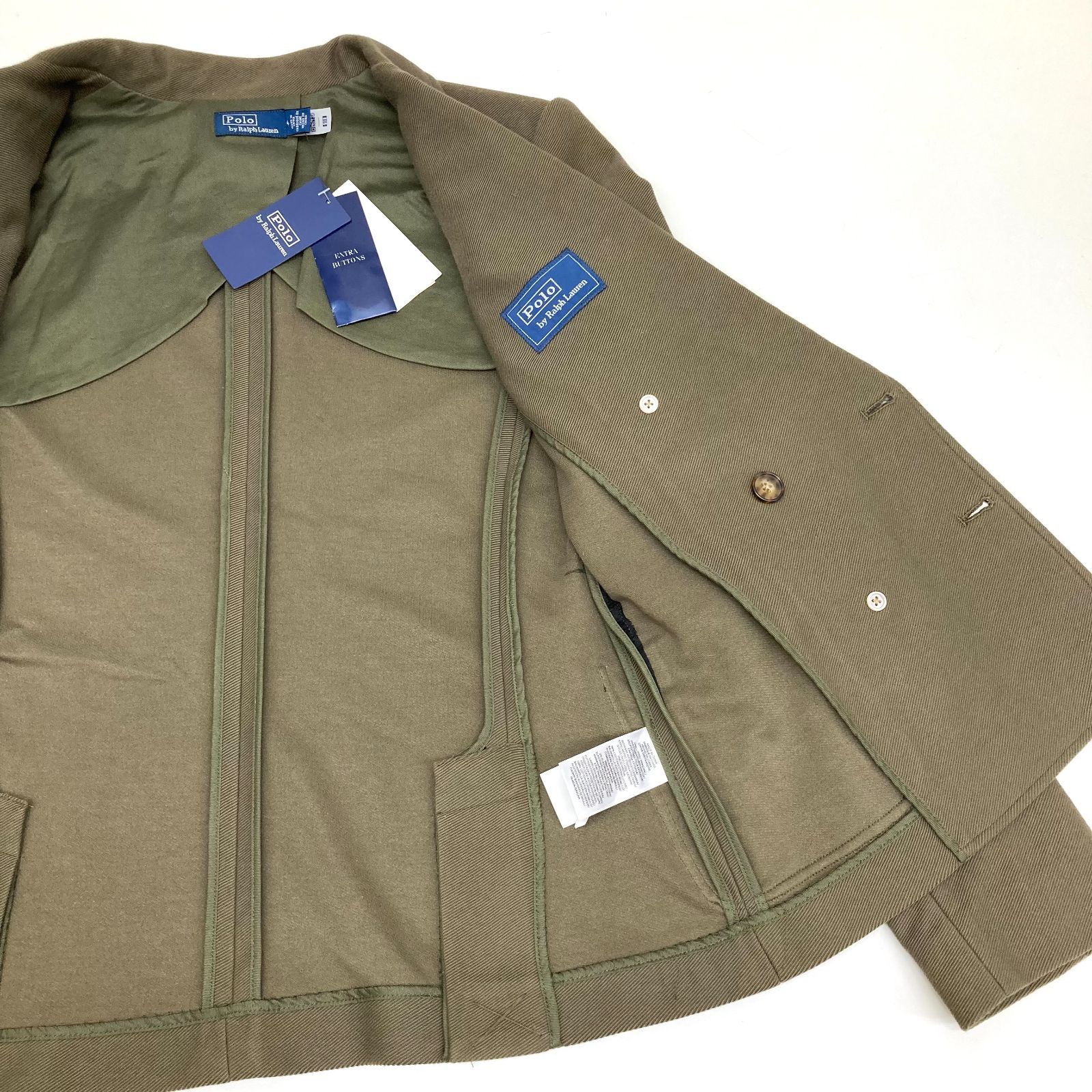 t) タグ付き未使用品 POLO RALPH LAUREN ダブルブレステッド ジャ 