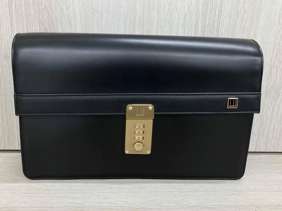 dunhill オックスフォード セカンドバッグ クラッチバッグ ダイヤル錠