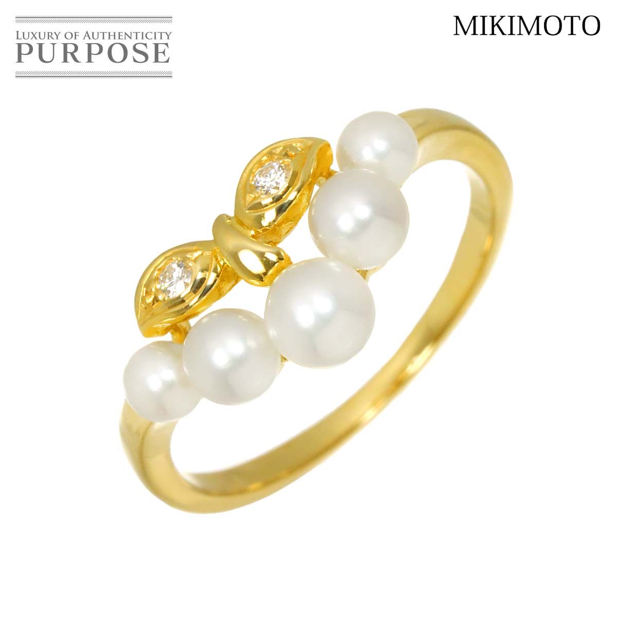 MIKIMOTOマベパールリング 　k18 MIKIMOTOマベパールリング k18