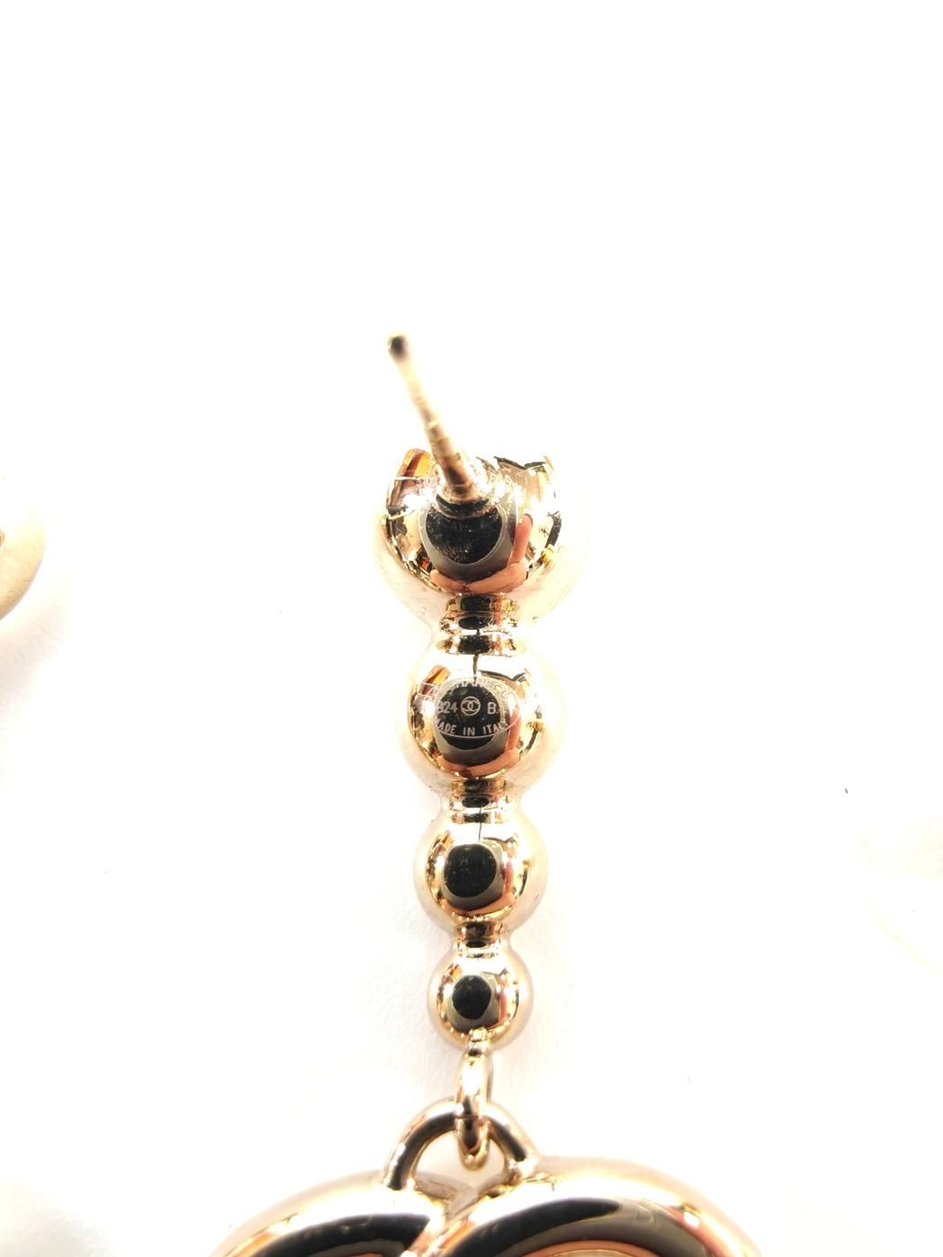 美品☆CHANEL ゴールド チェーン ピアス 楽天市場】【シャネル】Chanel B21 ココマーク ラインストーン