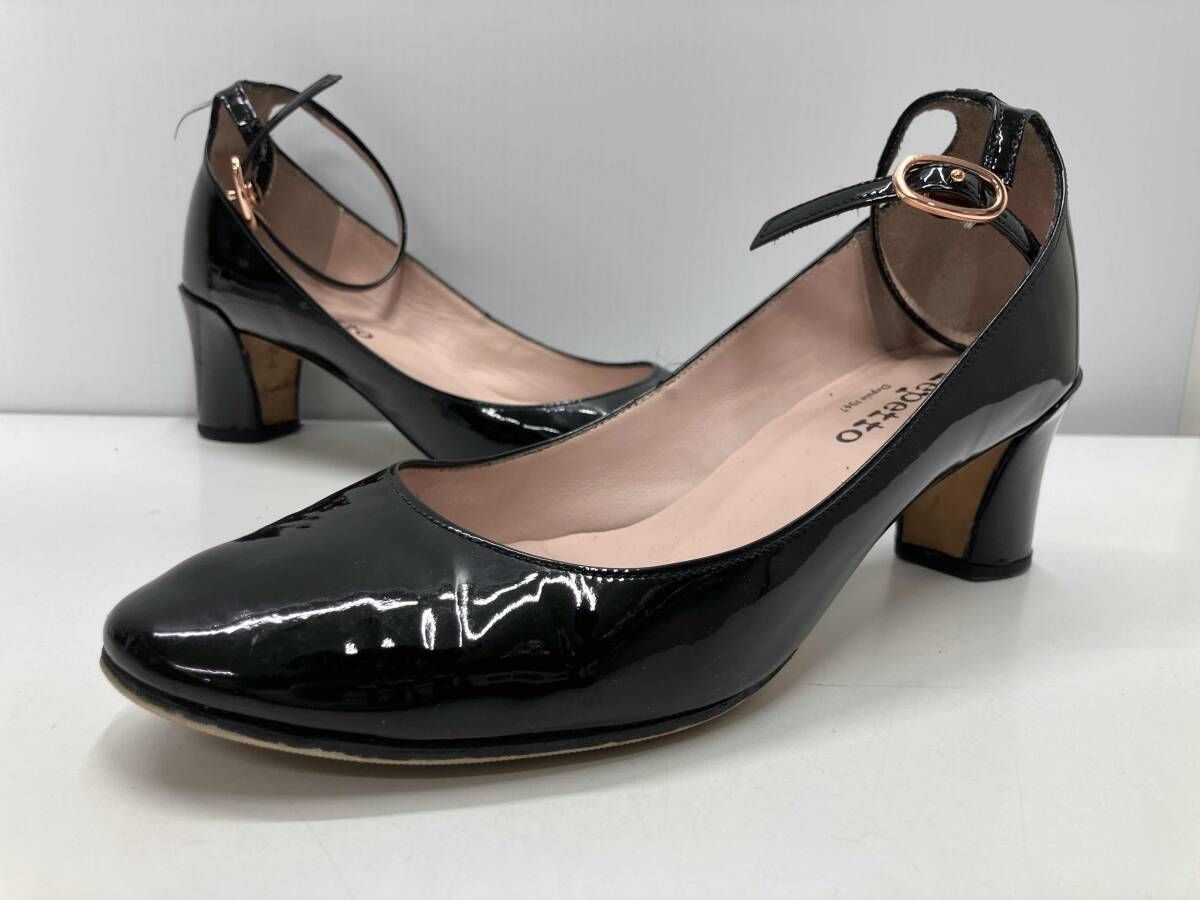 repetto レペット ELECTRA MARY JANE パテントレザーストラップ 