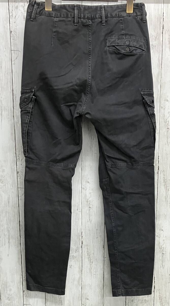 stone  カーゴパンツ　ブラック W28 STONE ブラック カーゴパンツ W28 中古・古着通販】STONE ISLAND