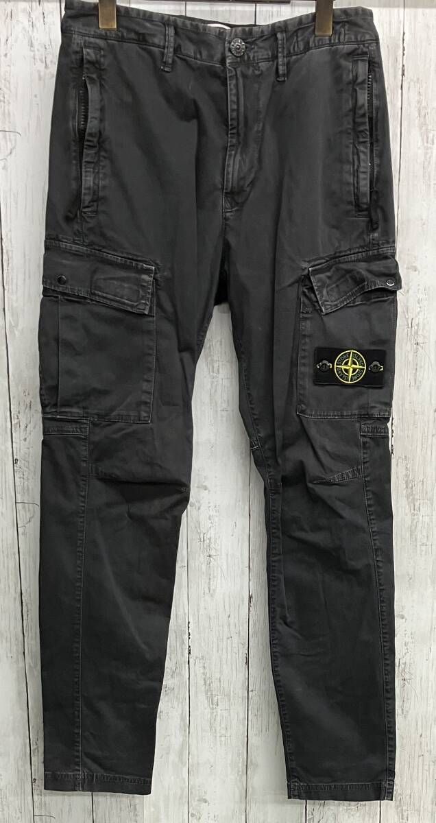 STONE ISLAND カーゴパンツ ストーンアイランド ブラック W28 - メルカリ