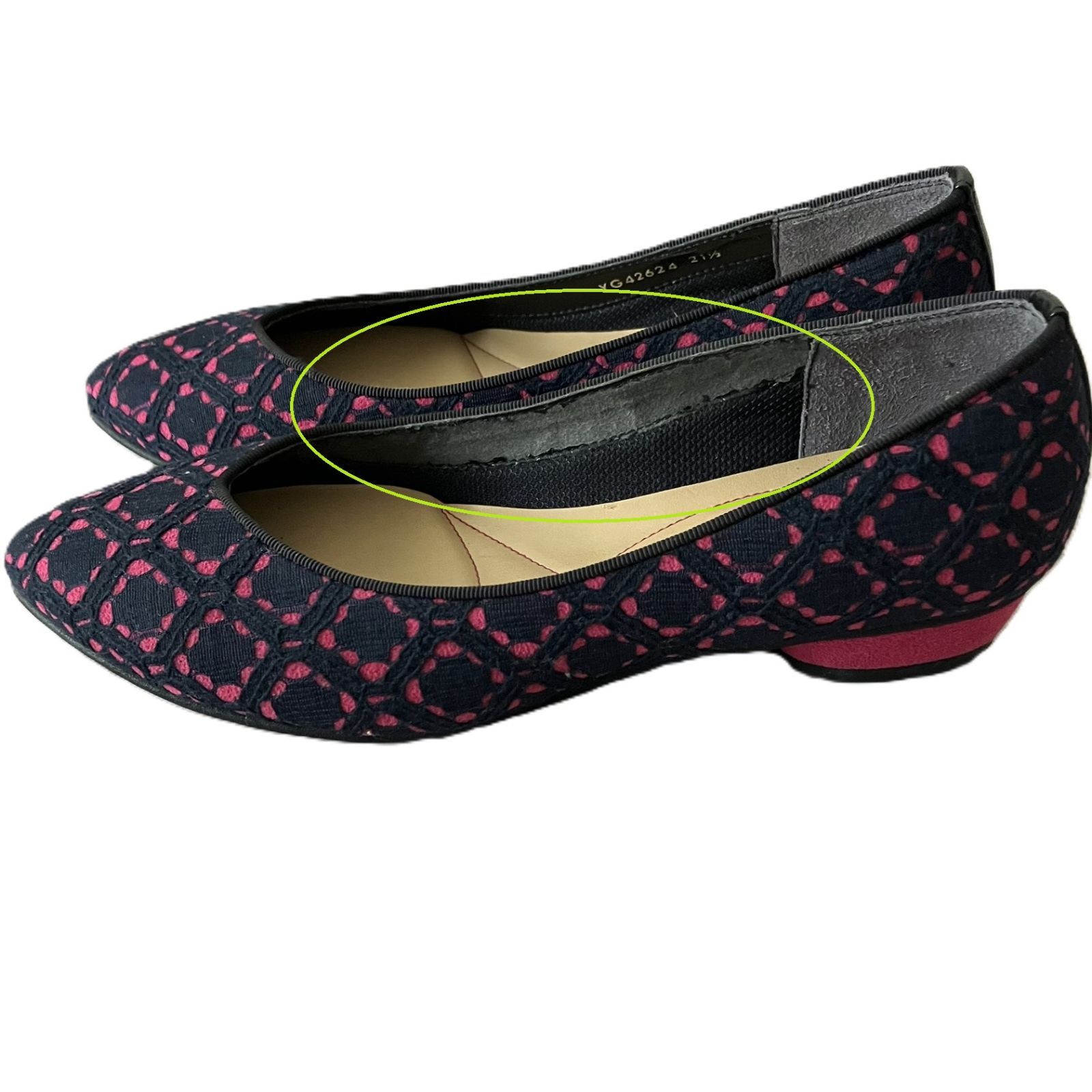 DIANA/ダイアナ】訳あり WELL FIT ウェルフィット ローヒール フラット