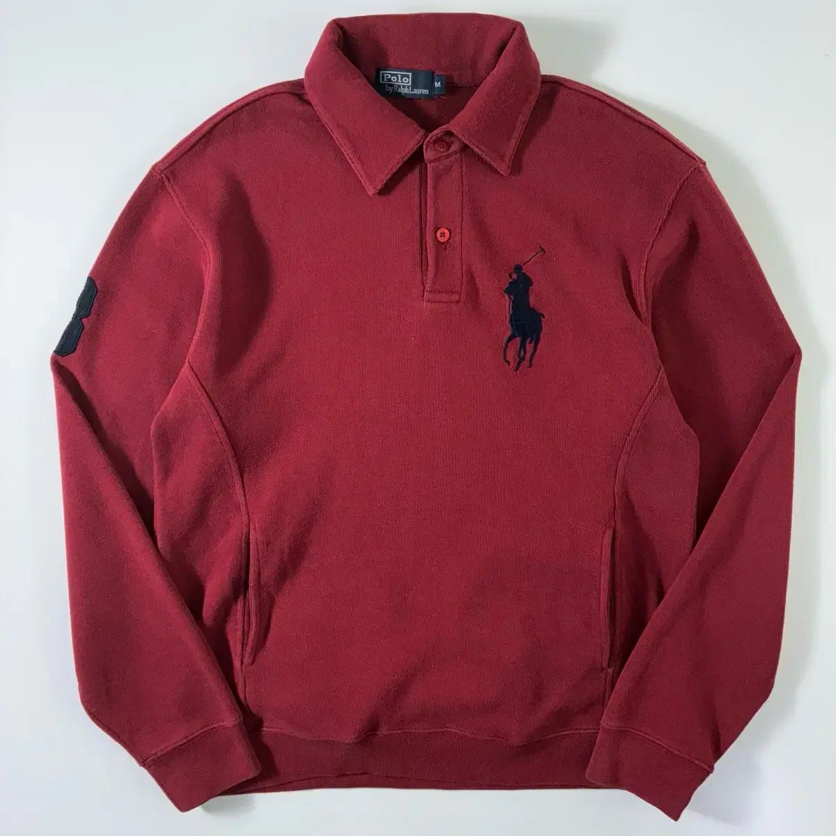 タグ付き POLO RALPH LAUREN 赤 XL ビッグポニー 刺繍 楽天市場】ポロ ラルフローレン メンズ ビッグポニー刺繍 クルーネック