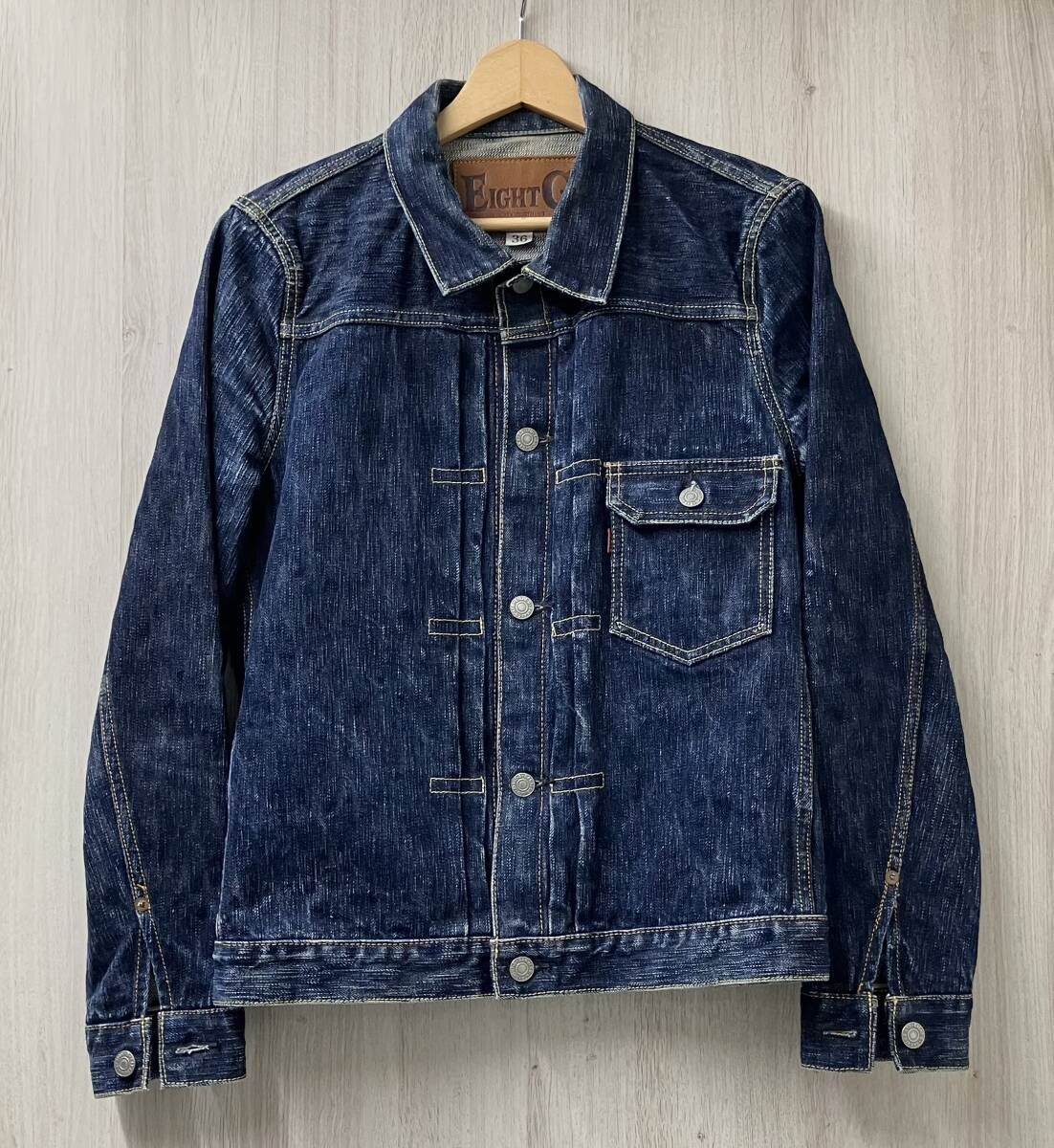 EightG デニムジャケット 1st MODEL サイズ36 中古・古着通販】EIGHT G (エイトジー) 1stデニムジャケット