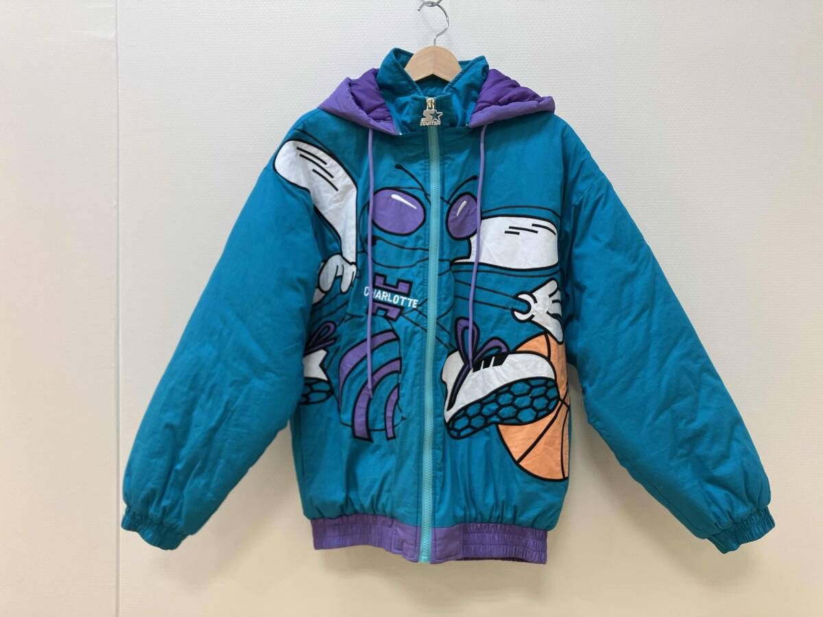 STARTER 90s シャーロット・ホーネッツ　ナイロンジャケット STARTER 90s NBA シャーロット・ホーネッツ ナイロンジャケット 【公式