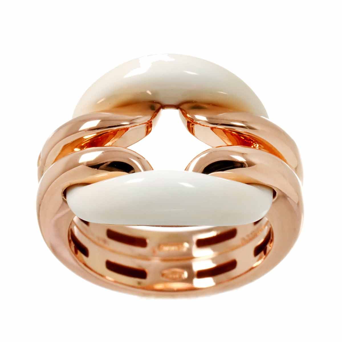 美品⭐︎ダミアーニ⭐︎Dレース⭐︎リング9号 ダミアーニ DAMIANI Dレース 9号 リング ダイヤ セラミック K18 PG