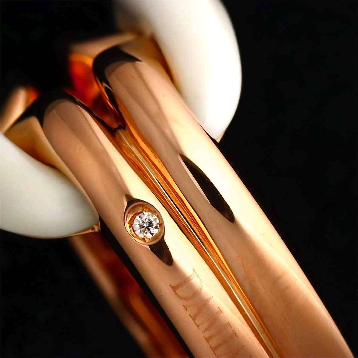 ダミアーニ DAMIANI Dレース 9号 リング ダイヤ セラミック K18 PG