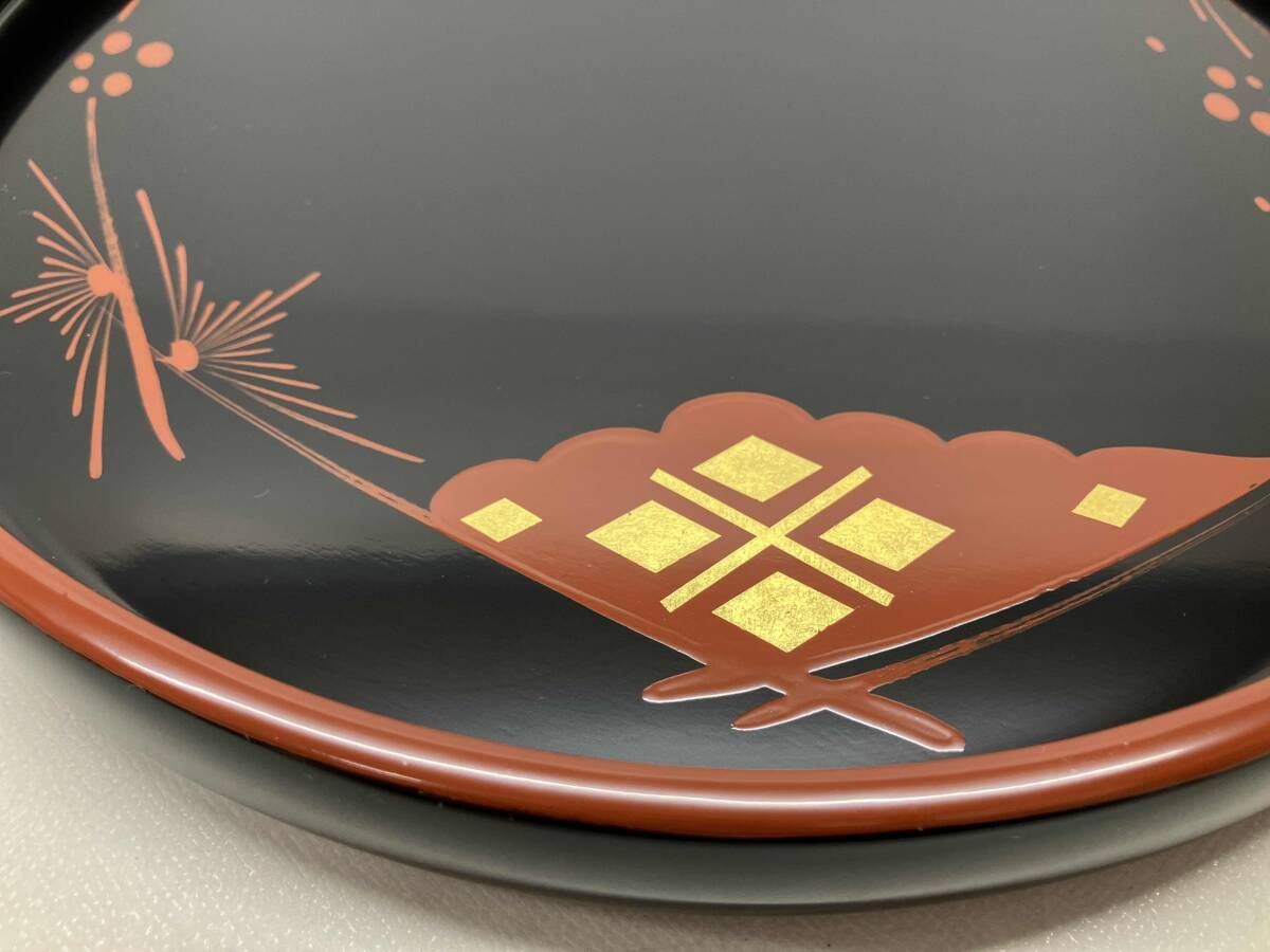 秀衡塗 丸盆8.5寸 丸三漆器 箱有り - メルカリ