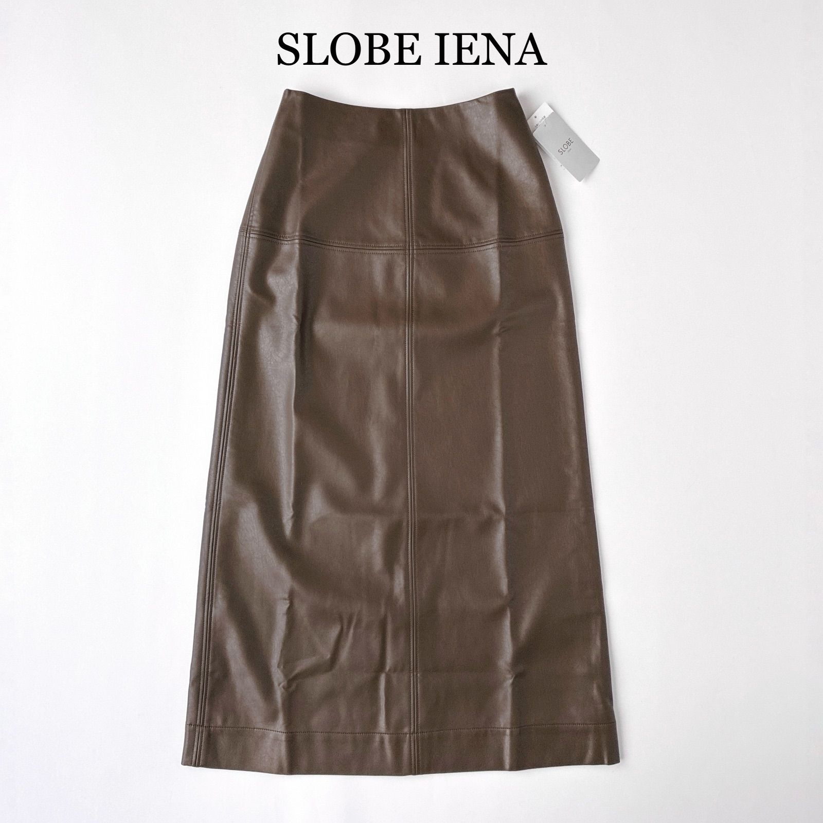 タグ付未使用✨ / 2024AW / SLOBE IENA / フェイクレザースカート