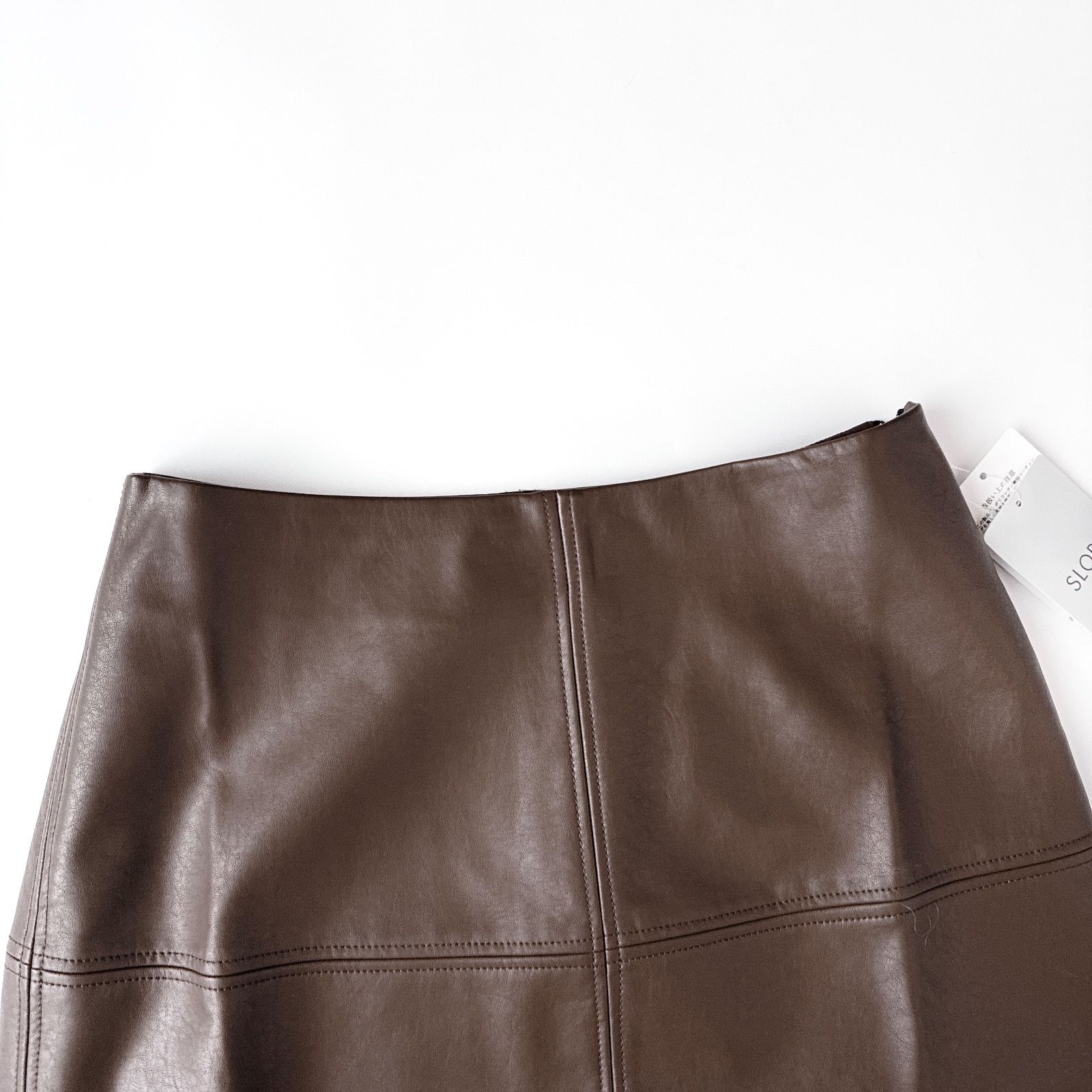 タグ付未使用✨ / 2024AW / SLOBE IENA / フェイクレザースカート