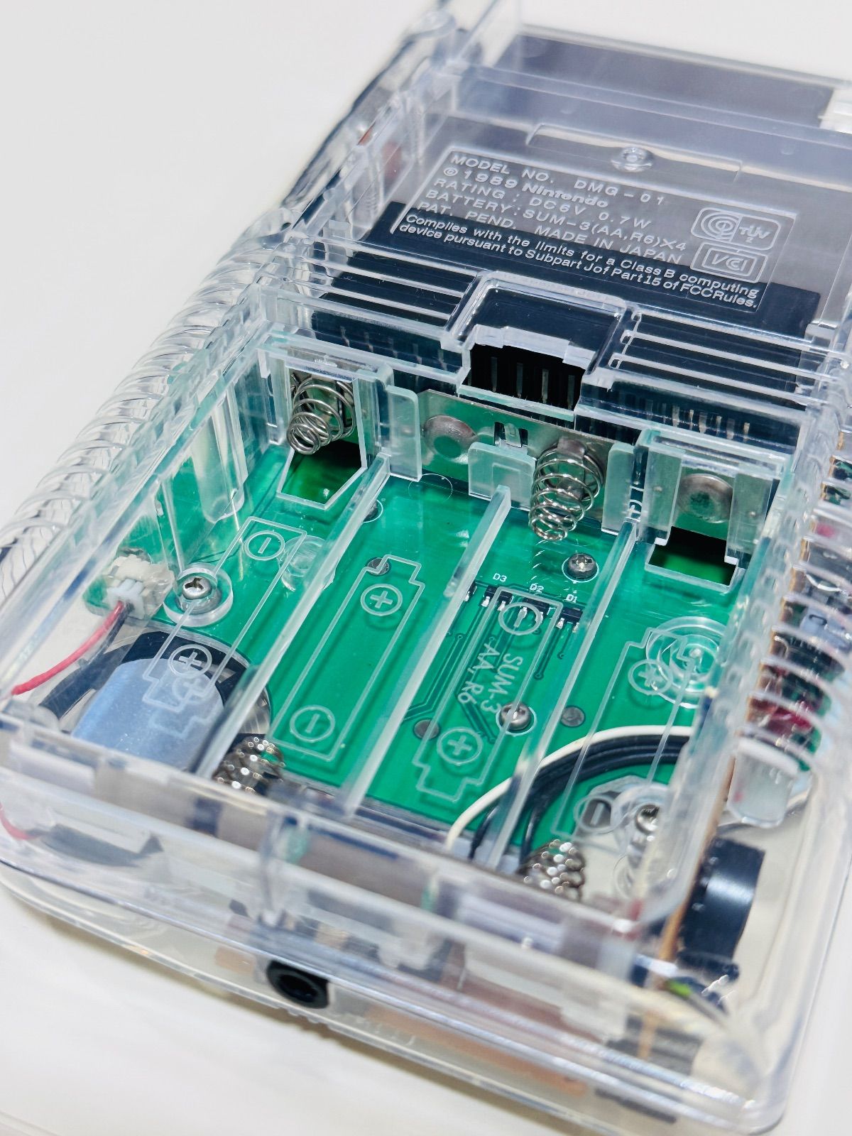 Nintendo GAME BOY IPS液晶 改装本体 クリアシェル 美品 CGB-001