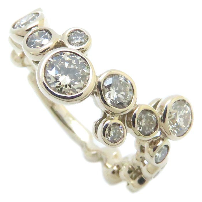 Kashikey カシケイ ベゼル リング 指輪 ブラウンダイヤモンド1.00ct 8