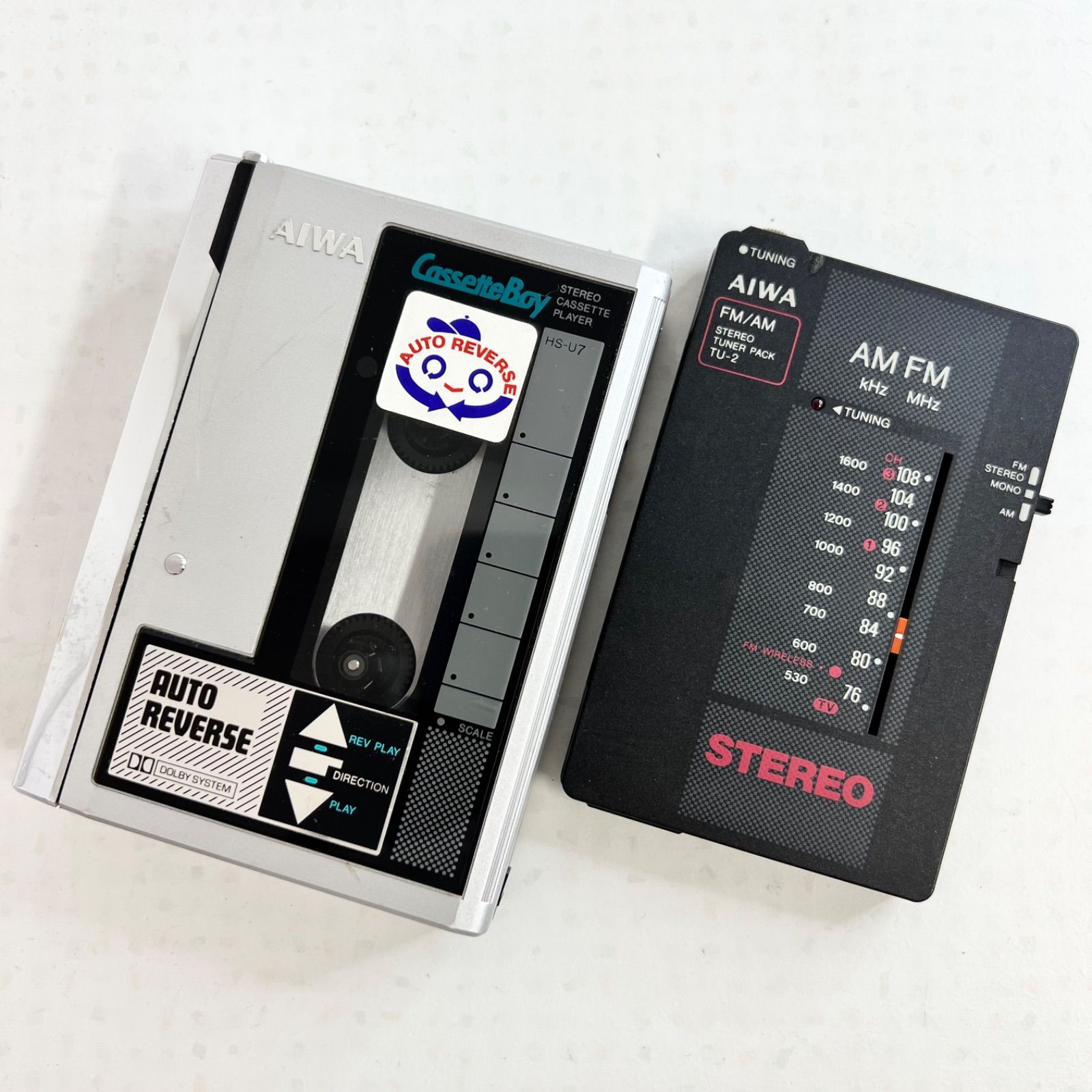 AIWA アイワ HS-U7V ポータブルカセットプレー AIWA アイワ HS-U7V ポータブルカセットプレー AIWA アイワ HS-U7V