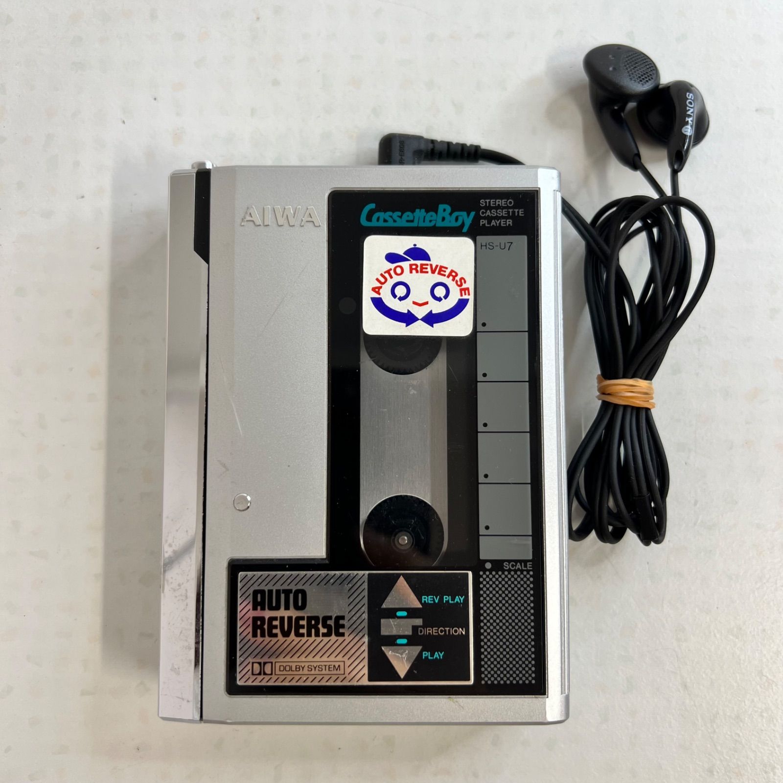 ラジオ稼働】AIWA HS-U7 カセットプレーヤー アイワ カセット