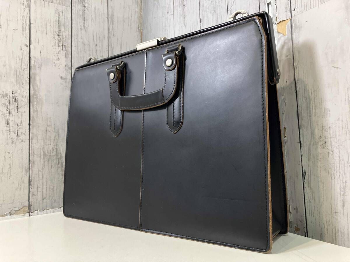 COMPLEX GARDENS 青木鞄 A4 ダレス コレクション バッグ ブラック 鍵付