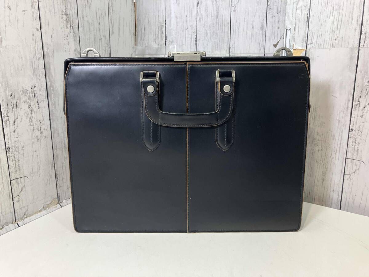 COMPLEX GARDENS 青木鞄 A4 ダレス コレクション バッグ ブラック 鍵付