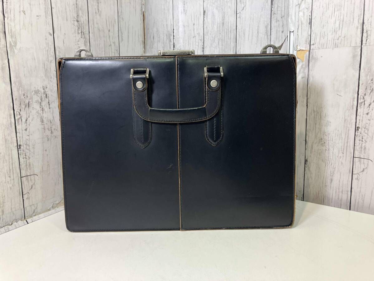 COMPLEX GARDENS 青木鞄 A4 ダレス コレクション バッグ ブラック 鍵付