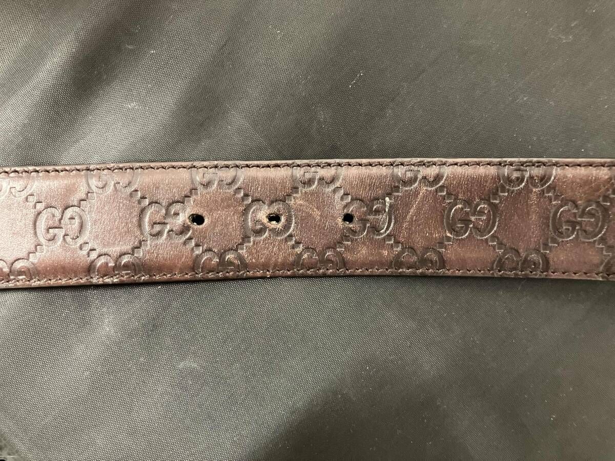 GUCCI グッチ 11498・1766・90・36 小物 ベルト チェリーレッド - メルカリ