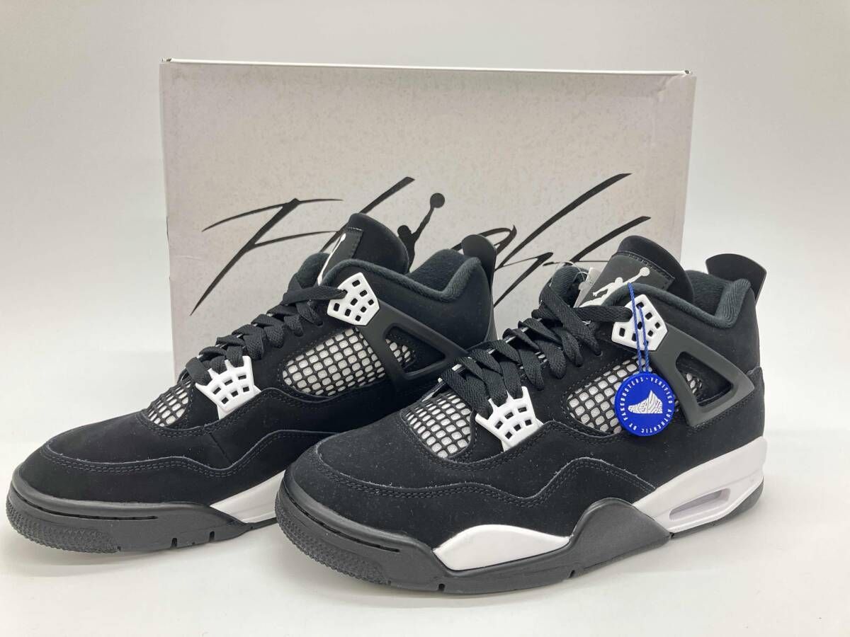 鑑定済】NIKE AIR JORDAN 4 RETRO FQ8138 001 White Thunder ナイキ 