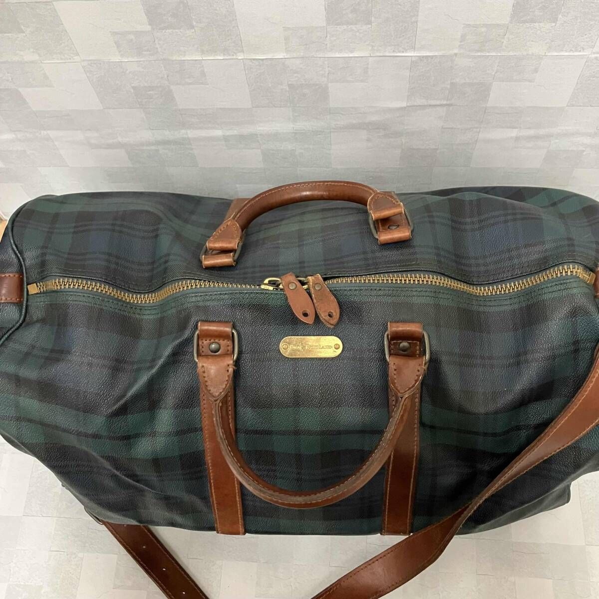POLO RALPH LAUREN ポロラルフローレン ボストンバッグ PVCレザー