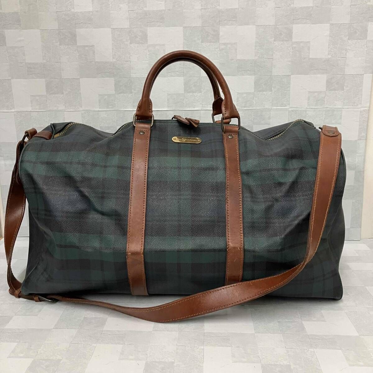 POLO RALPH LAUREN ポロラルフローレン ボストンバッグ PVCレザー