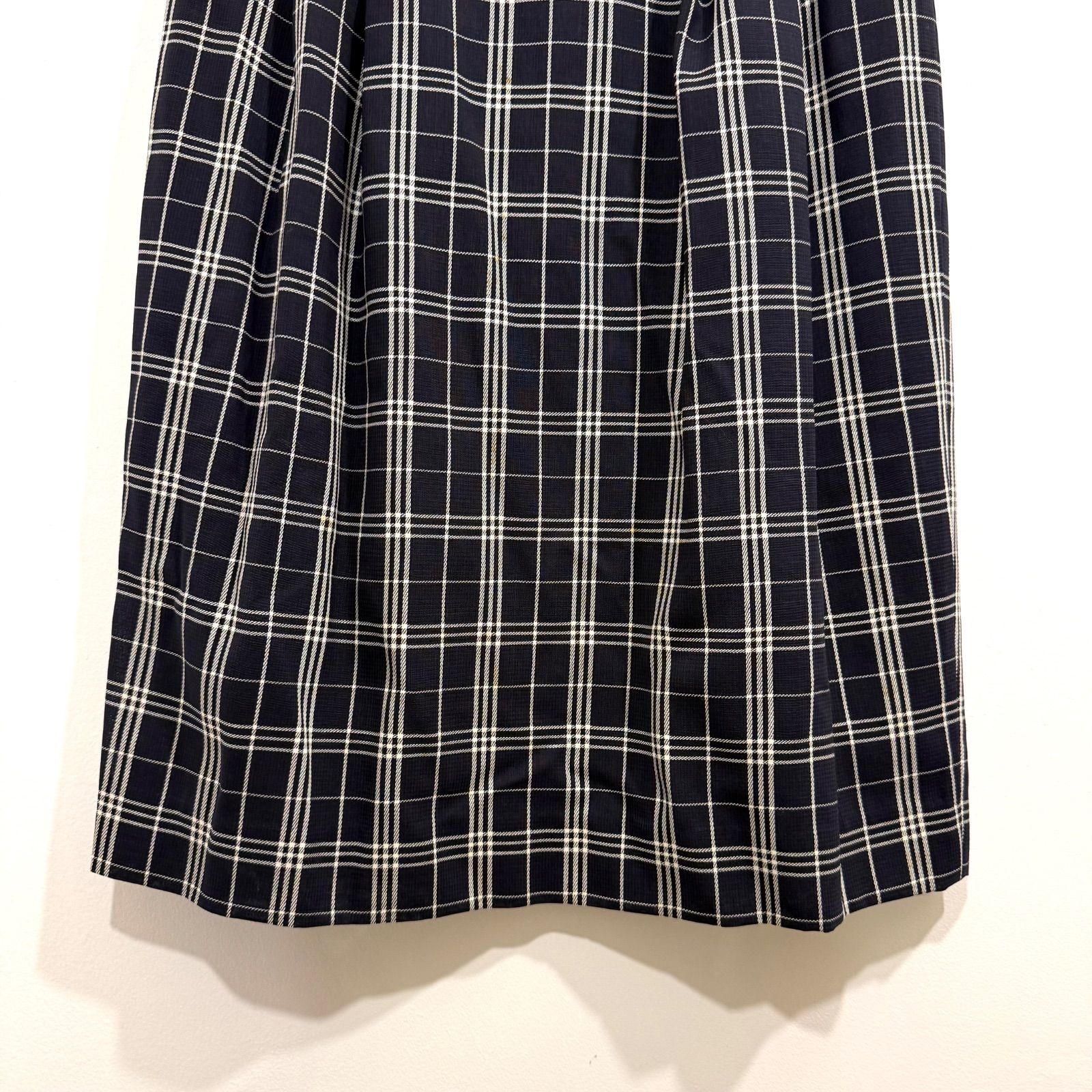 ヴィンテージ Burberrys セットアップ ノーカラー ネイビー チェック