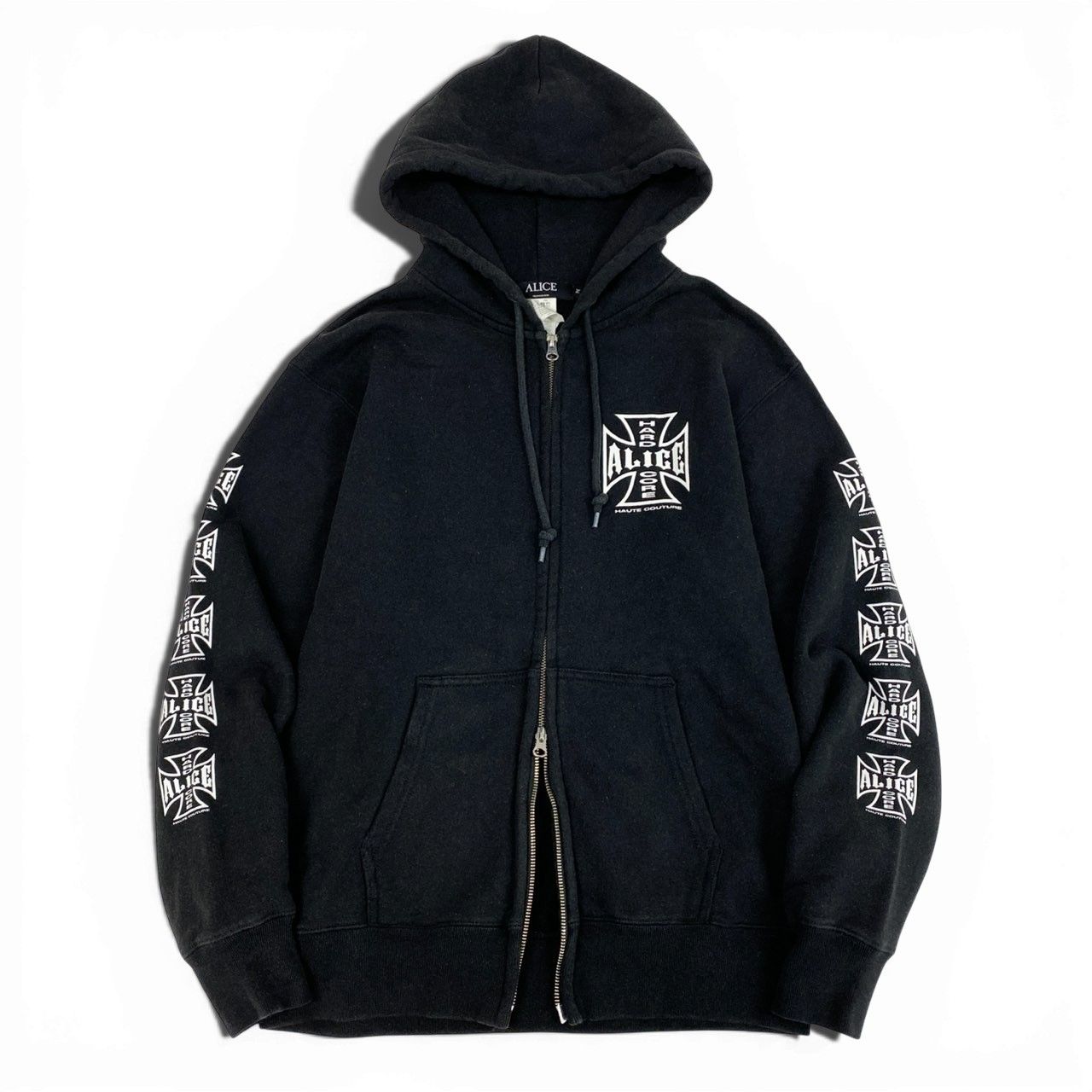 24L22 ALICE HOLLYWOOD アリス ハリウッド DESTROYED CHOPPER FULL ZIP