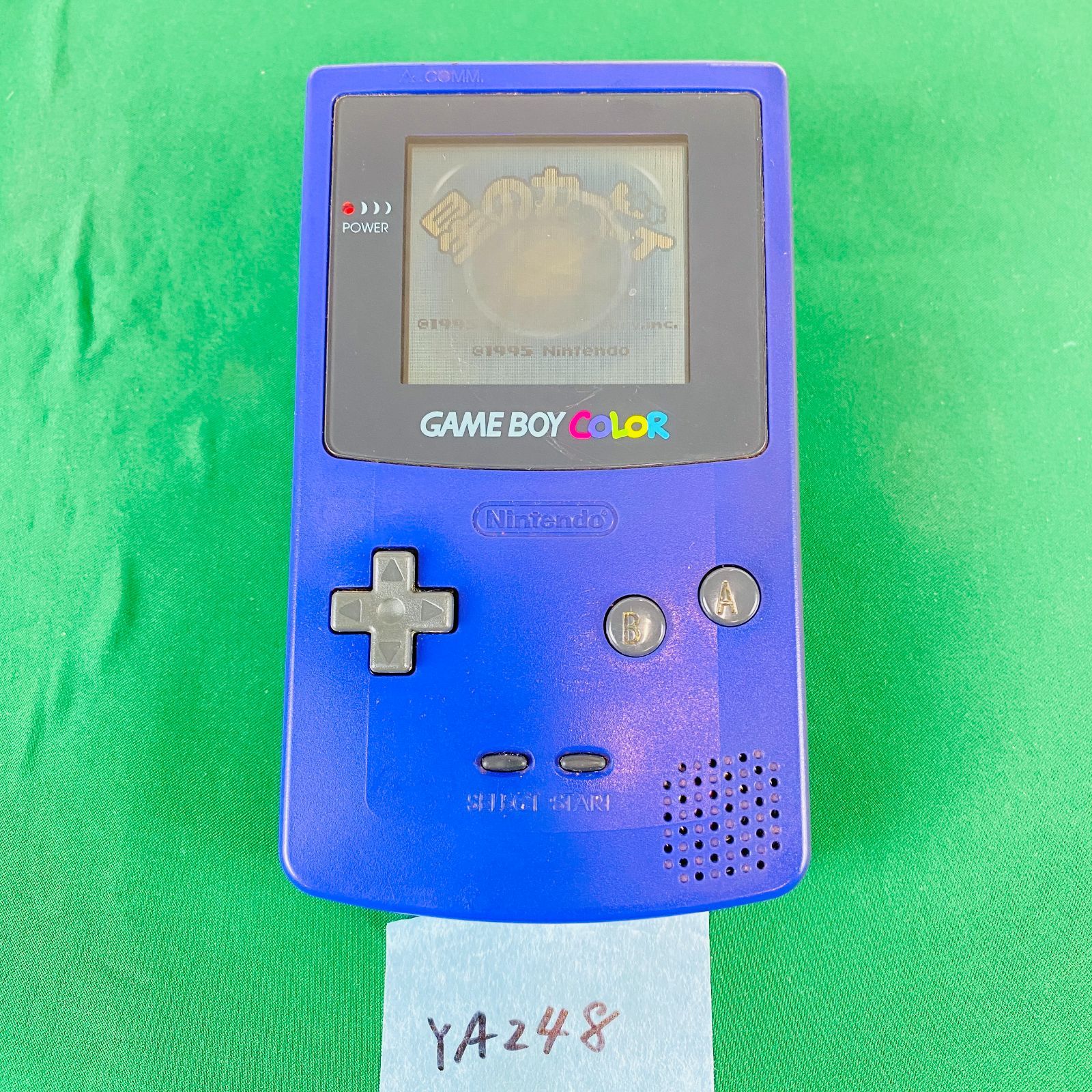 ◇YA248 GBC ゲームボーイカラー Nintendo GAMEBOY COLOR パープル CGB