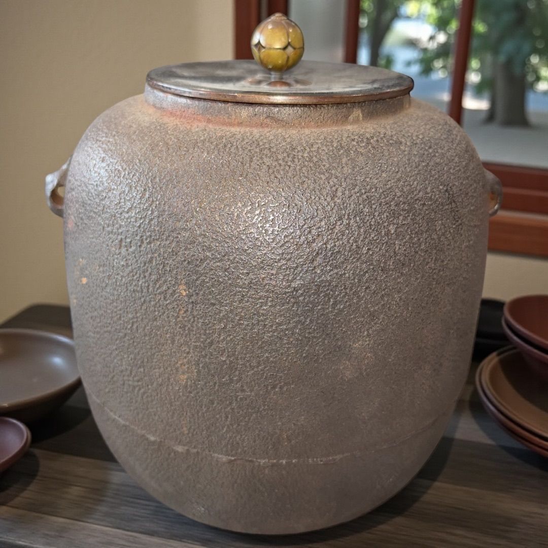 鉄瓶 風炉窯 茶道具 茶器炉 作家物 アンティーク 骨董 置物 インテリア