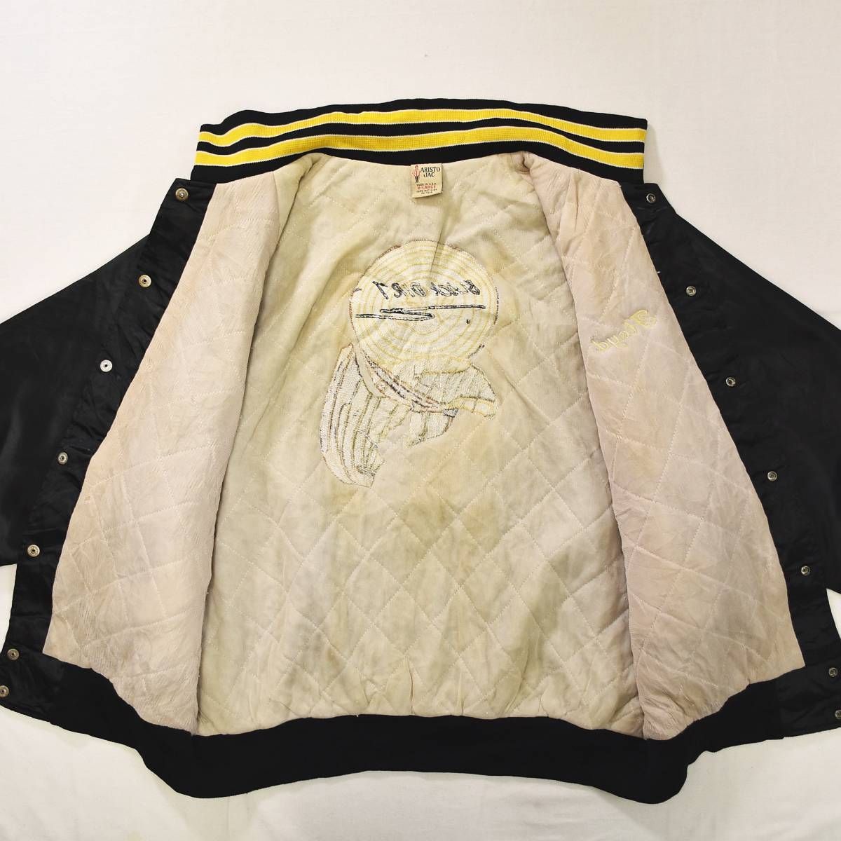 90s ヴィンテージ USA製 アリストジャック ARISTO JAC バック 刺繍 