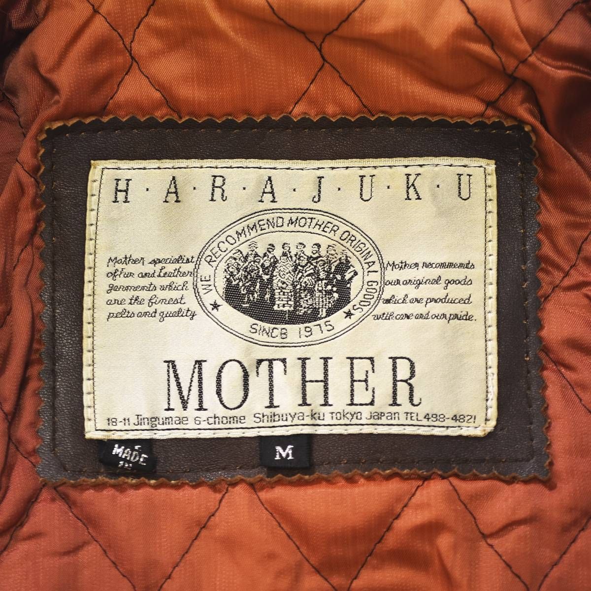 90s ヴィンテージ ハラジュクマザー HARAJUKU MOTHER 原宿マザー A－2