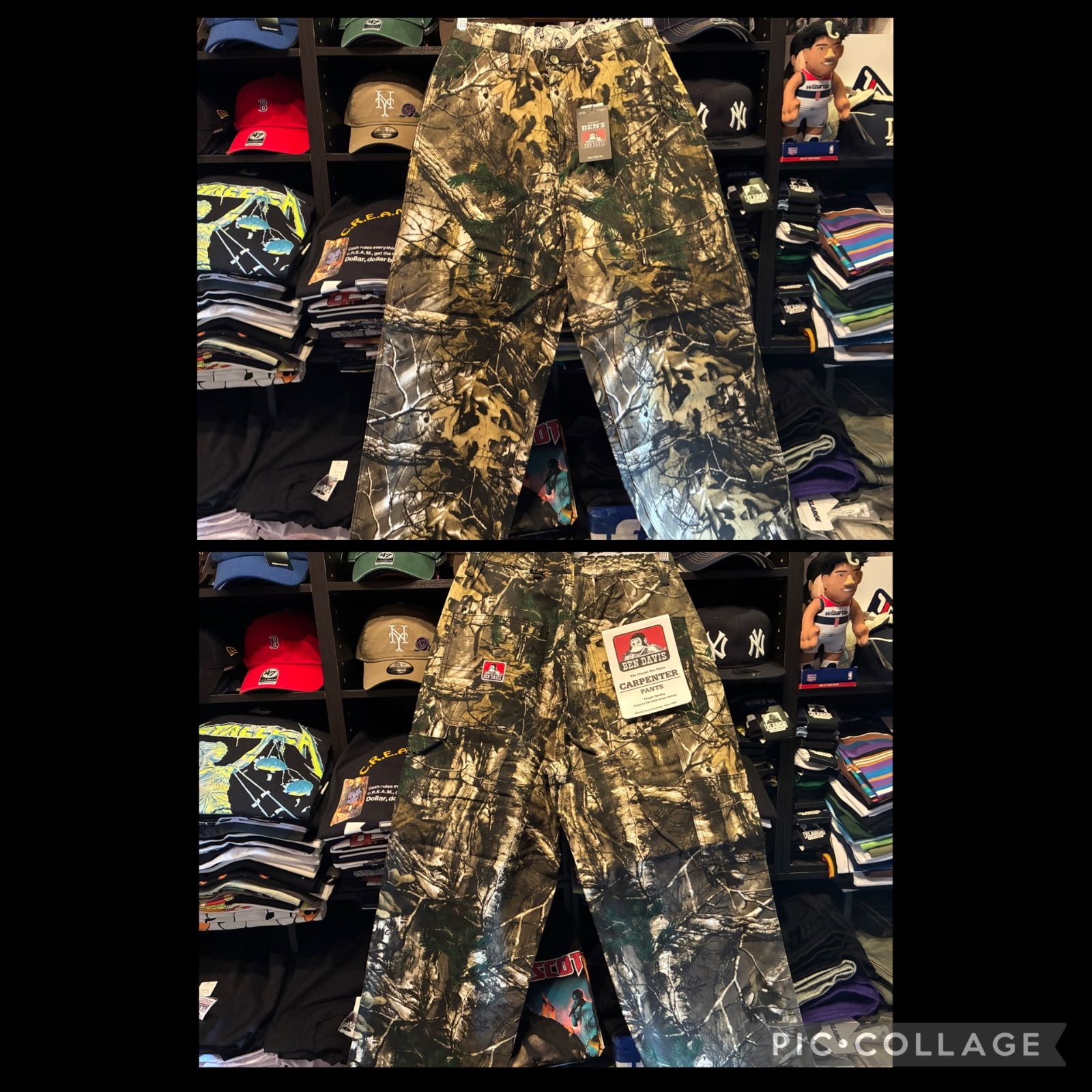 BEN DAVIS ベンデイビス #T-23180012 ペインターパンツベンデービス メンズ 男性 ワークパンツ ズボン ジッパーフライ ストレート カジュアル アメカジ 太め Lサイズ