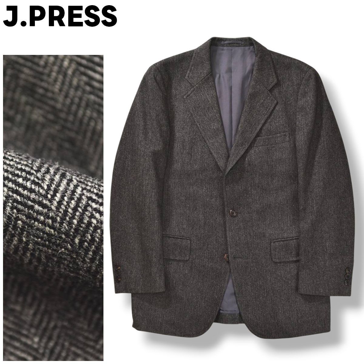 とも80s ジェイプレス シングル 段返り 3B テーラードジャケット ジェイプレス J.PRESS 段返り 3B シングル テーラード ジャケット