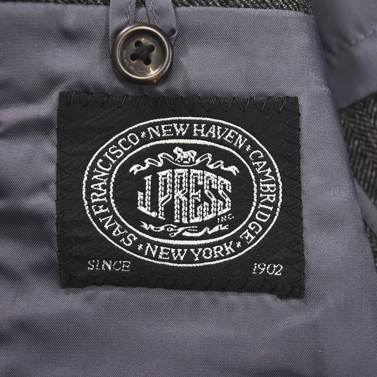 ジェイプレス J.PRESS 段返り 3B シングル テーラード ジャケット