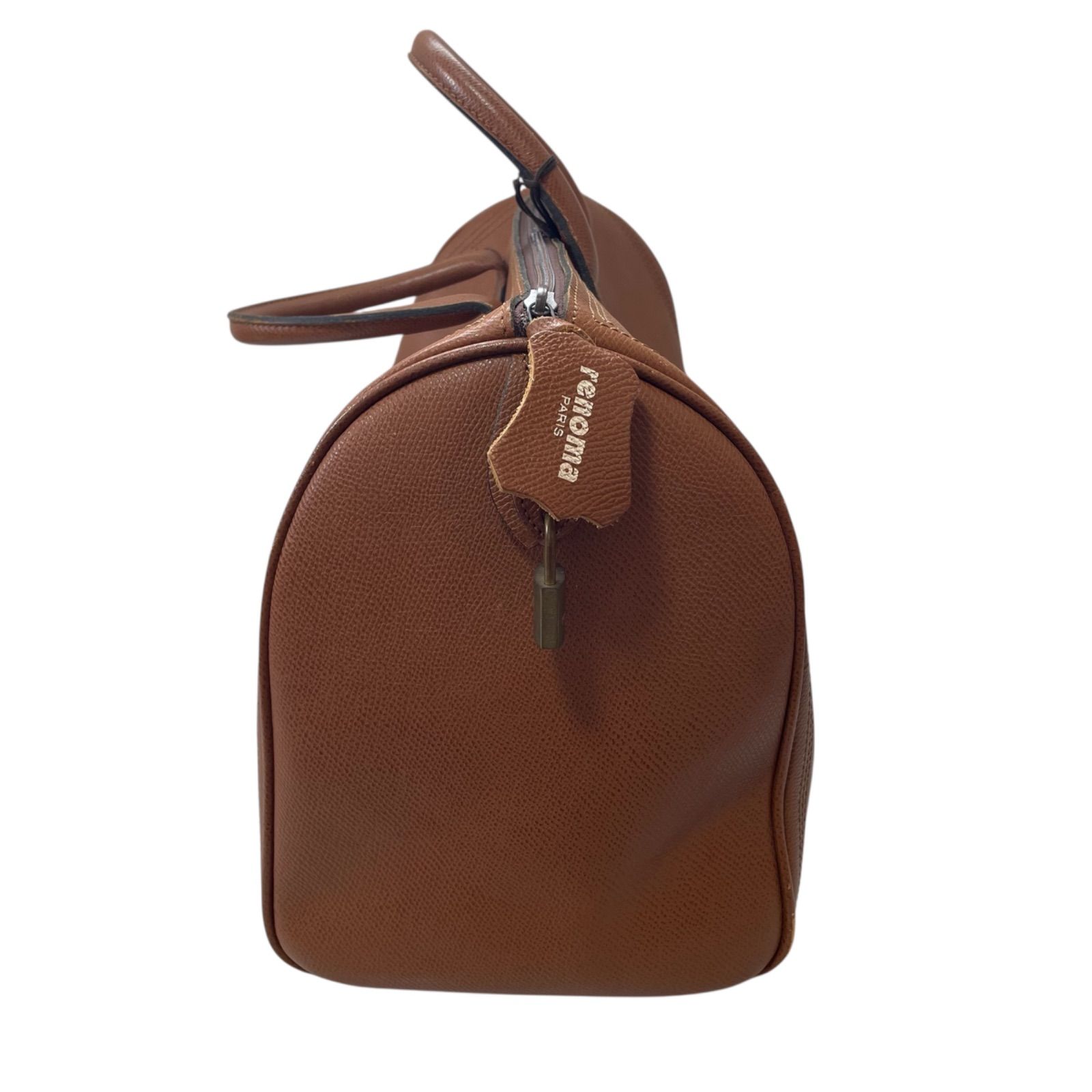 ZM1673 renoma レノマ ボストンバッグ ハンドバッグ 大容量 ブラウン