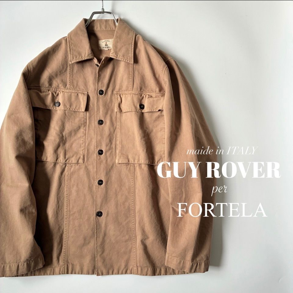 GUY ROVER × FORTELA / コットンツイル PACIFIC ミリタリー シャツ