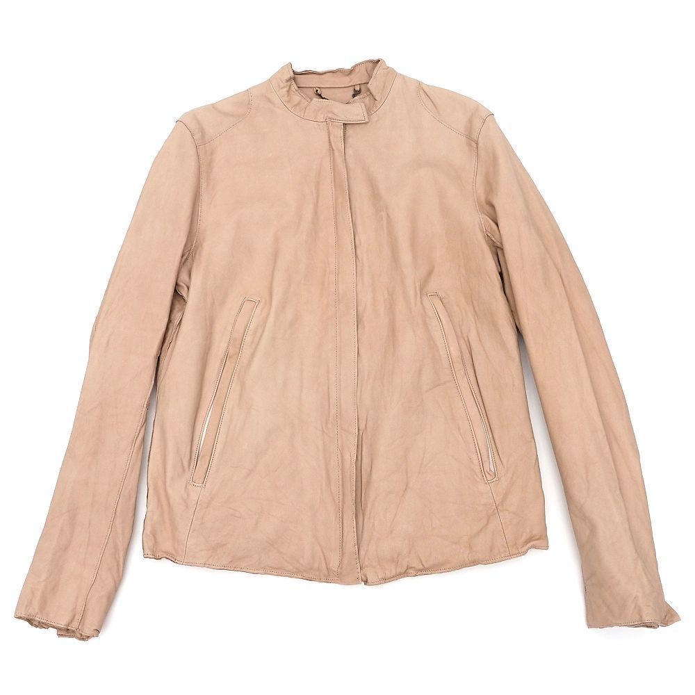 SISII レザージャケット　ブルー　スエード　現行 SISII レザージャケット ブルー スエード 現行 【訳あり商品】【50