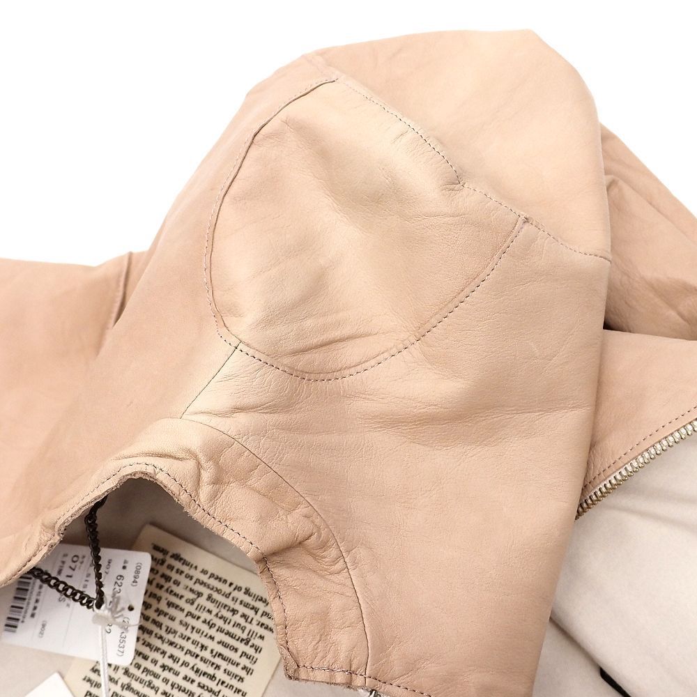 未使用品訳あり sisii シングルライダース レザージャケット 【サイズ