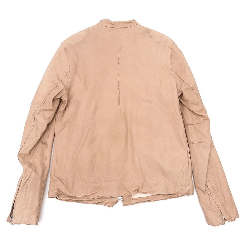 未使用品訳あり sisii シングルライダース レザージャケット 【サイズ