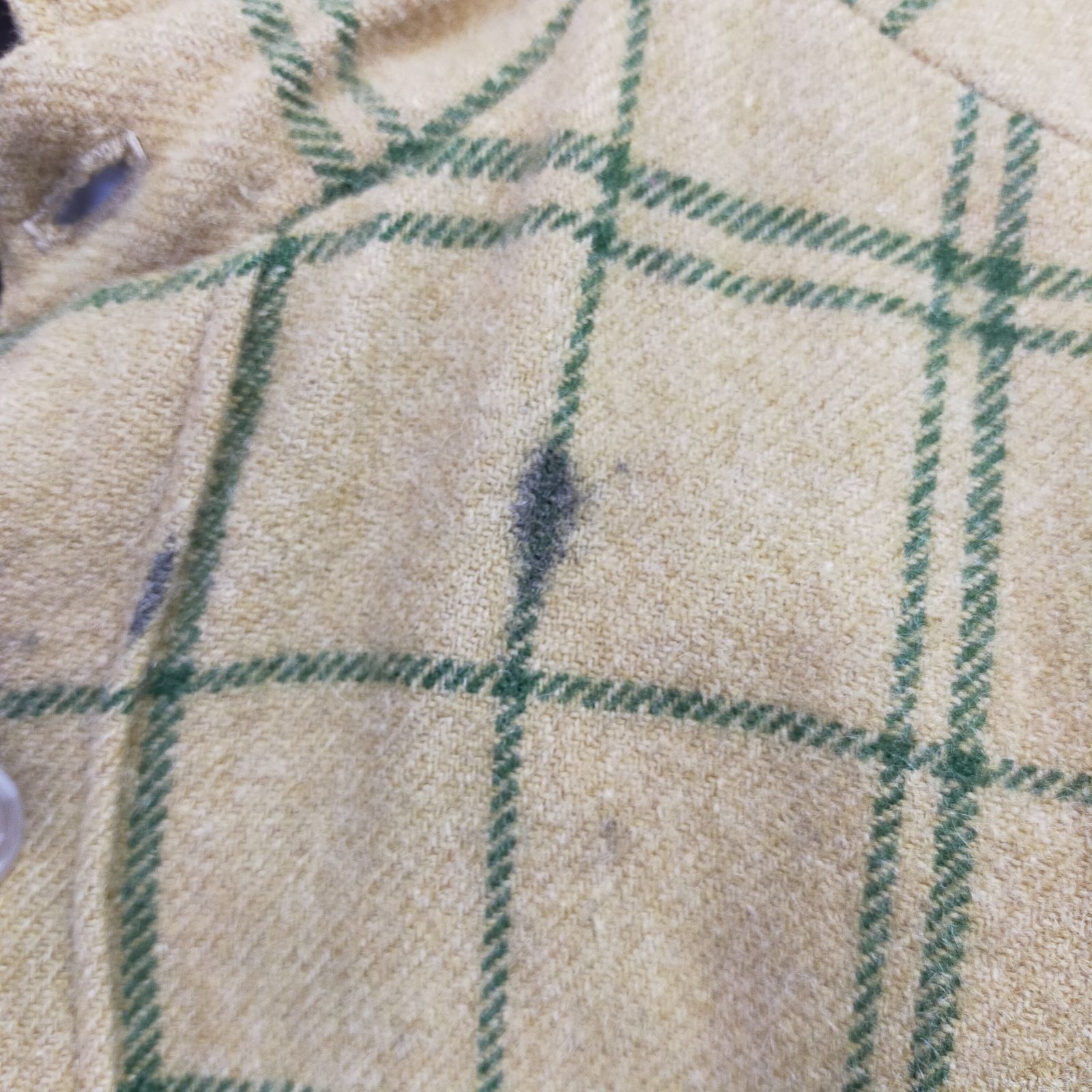 ○M12074 【70s】 WOOLRICH ウールリッチ チェック柄 裏ボア ウール