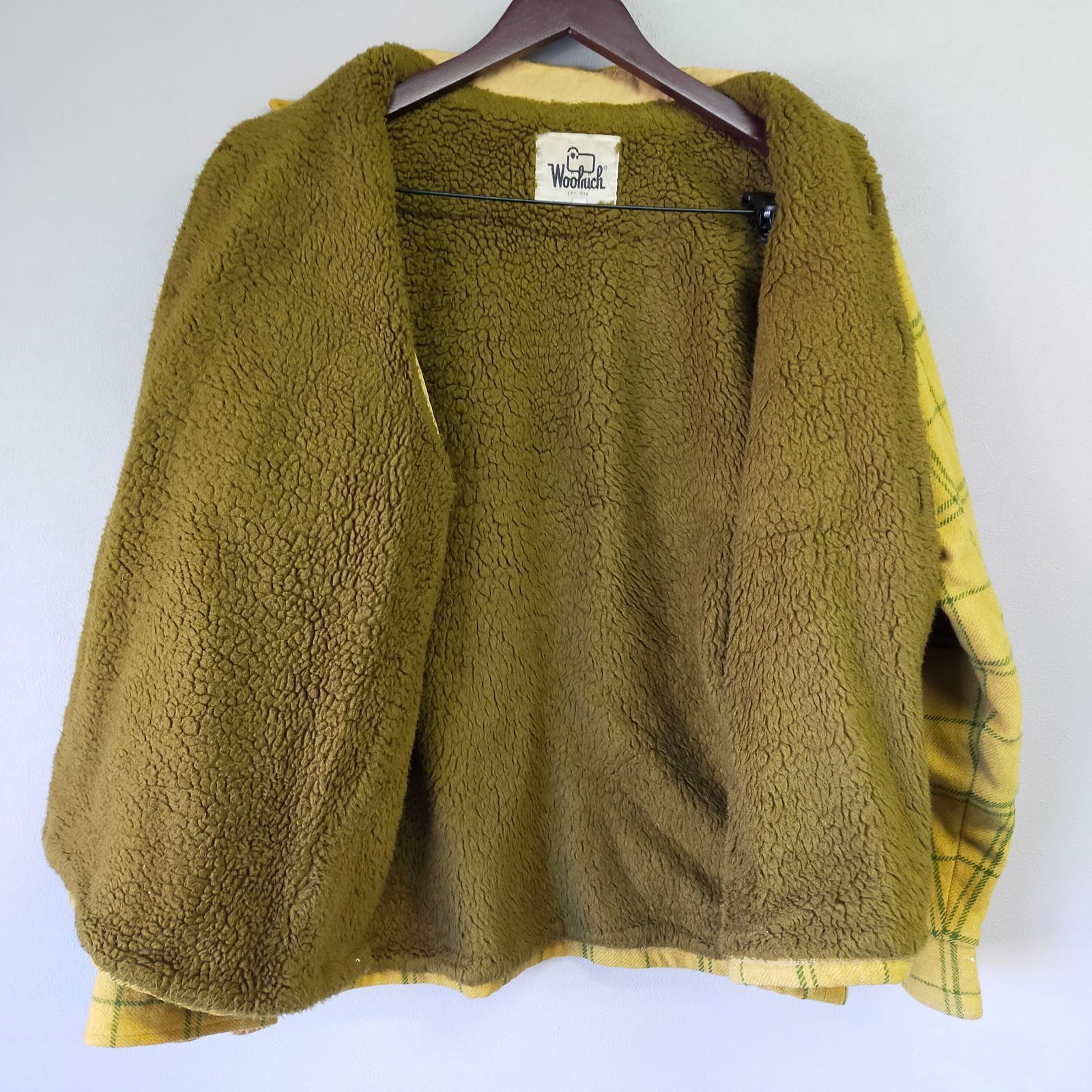 M*y様 Woolrich チェック柄ジャケット M ○M12074 【70s】 WOOLRICH ウールリッチ チェック柄 裏ボア ウール
