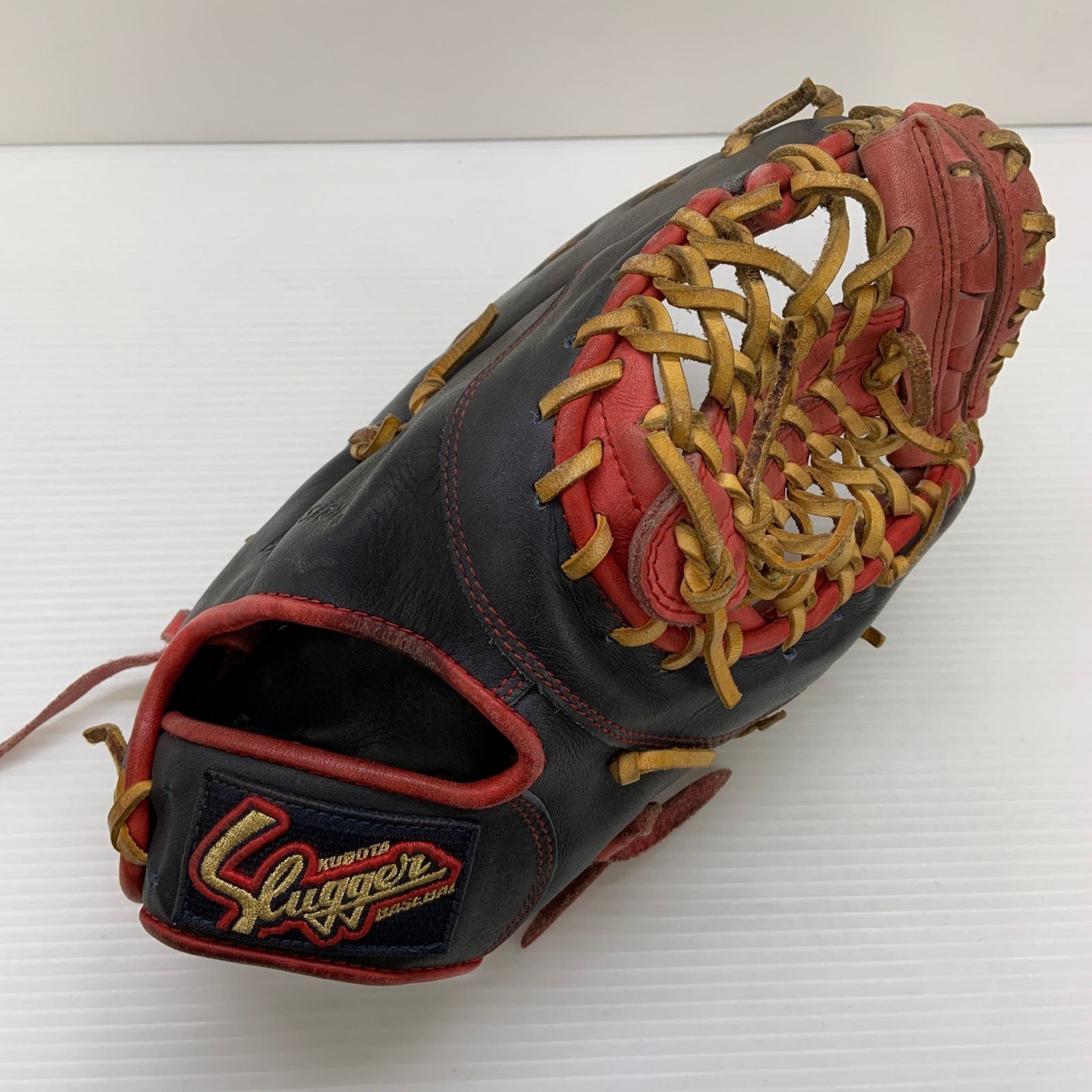 KUBOTA SLUGGER 久保田スラッガー 軟式グラブ 少年用 (KSN-J6V)、オレンジ