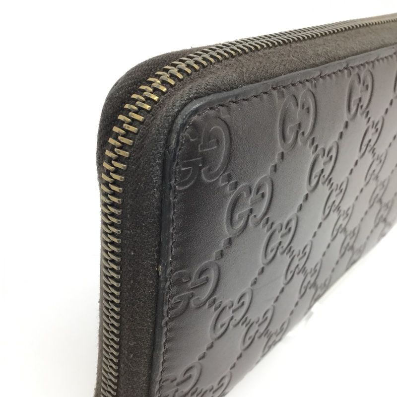 GUCCI【グッチ】グッチシマ オーガナイザー ラウンドファスナー長財布