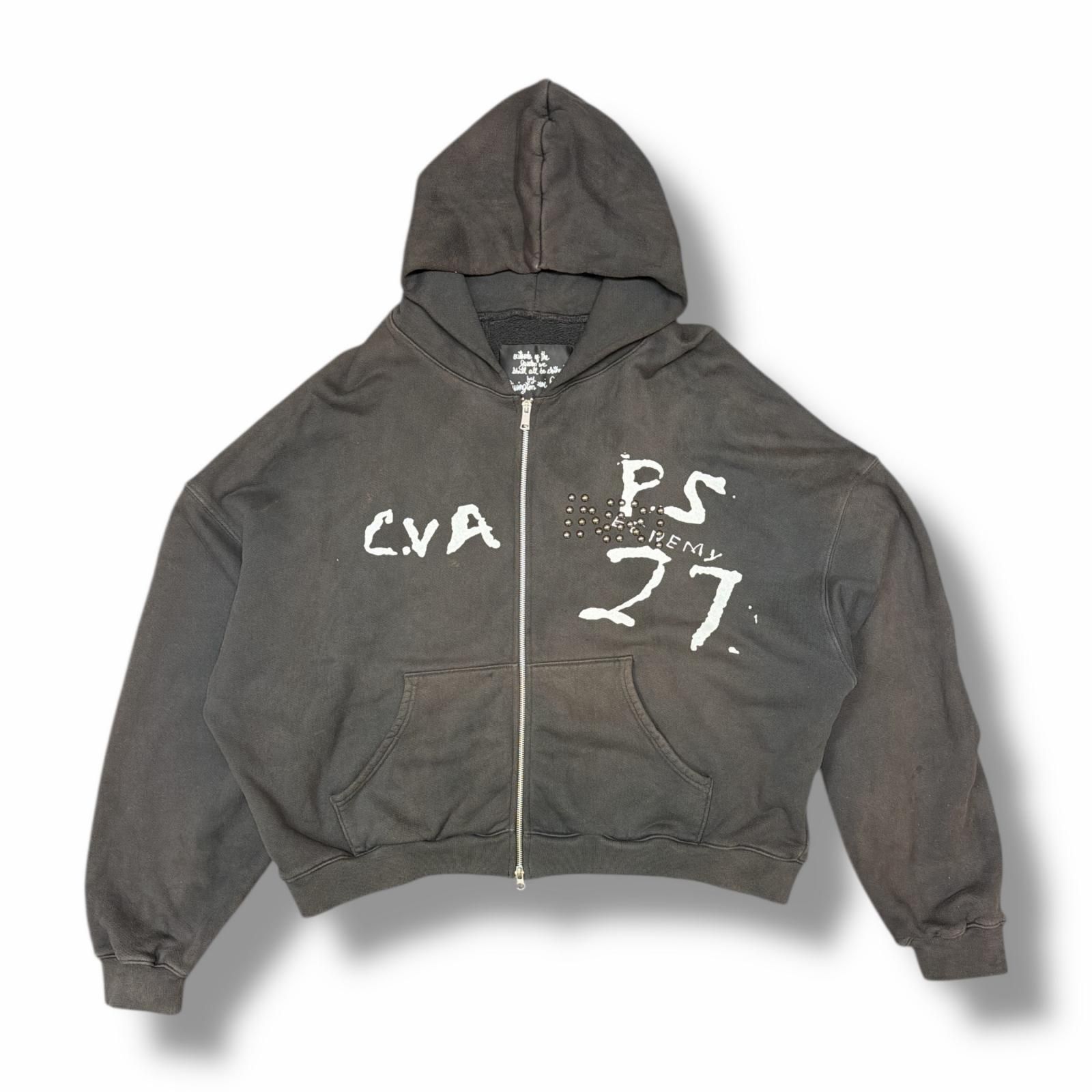 RRR123 RIVINGTON roi Rebis 24AW INRI ZIP FOODIE ロゴプリント