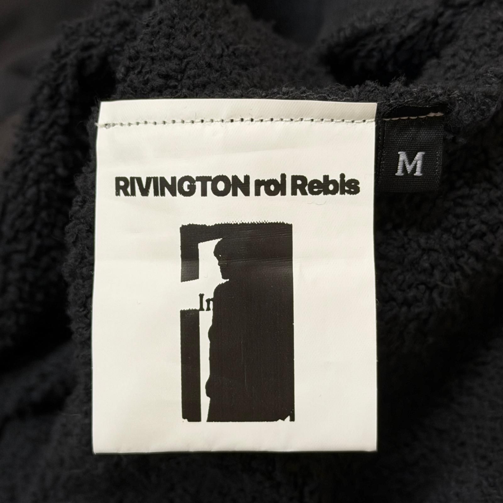 RRR123 RIVINGTON roi Rebis 24AW INRI ZIP FOODIE ロゴプリント