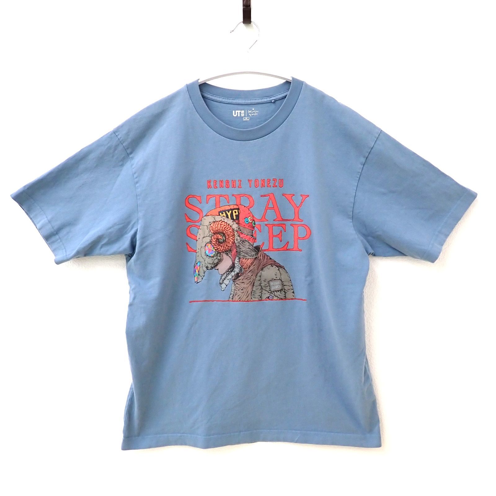 Kenshi Yonezu Tシャツ Mサイズ 古着 UNIQLO ユニクロ UT メンズロゴTシャツ Mサイズ KENSHI YONEZU