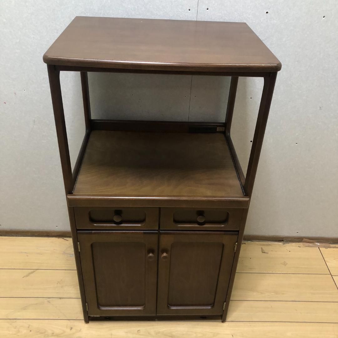 Karimoku カリモク家具 レンジ台 キャビネット キッチン収納 高級家具 Karimoku カリモク家具 カリモク レンジ台 キャビネット キッチン収納