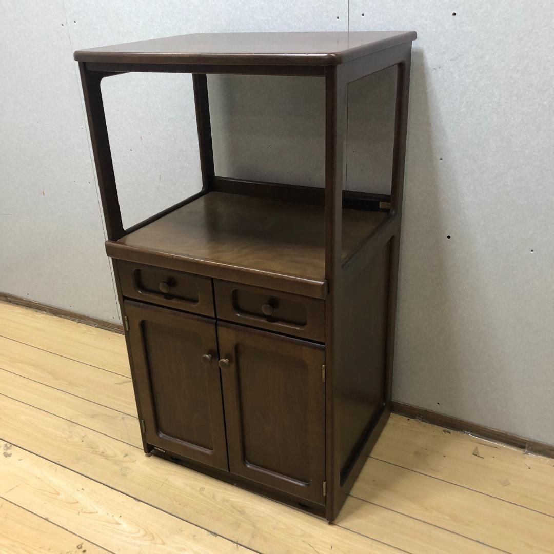 Karimoku カリモク家具 レンジ台 キャビネット キッチン収納 高級家具 Karimoku カリモク家具 カリモク レンジ台 キャビネット キッチン収納